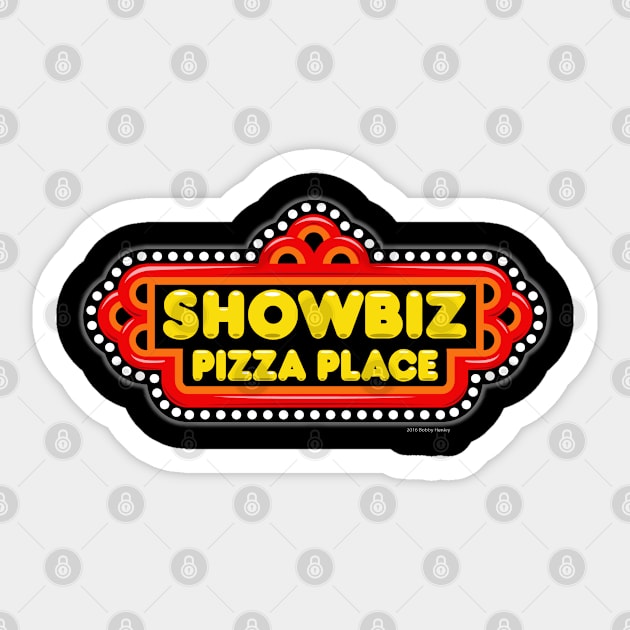 Showbiz Pizza Sticker by Illustratorator